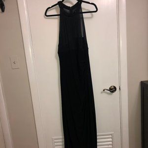 Lauren Ralph Lauren Beaded Illusion Evening Gown